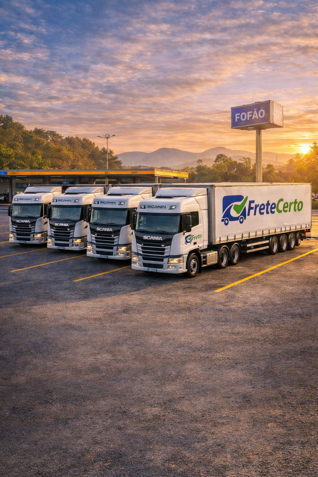 Frota de caminhões FreteCerto